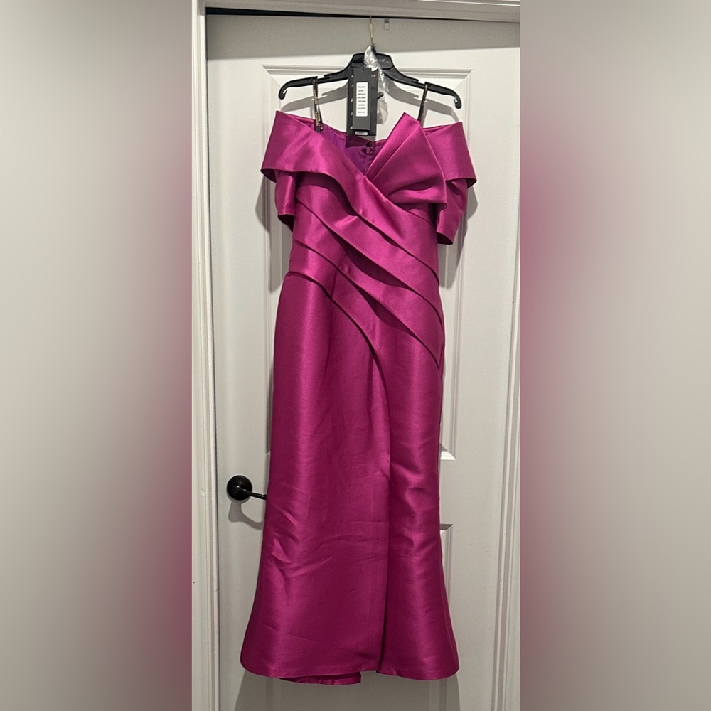 Elegant Pink Satin Dress
